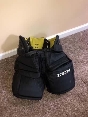 Black Used Medium CCM Premier R1.9  Hockey Goalie Pants