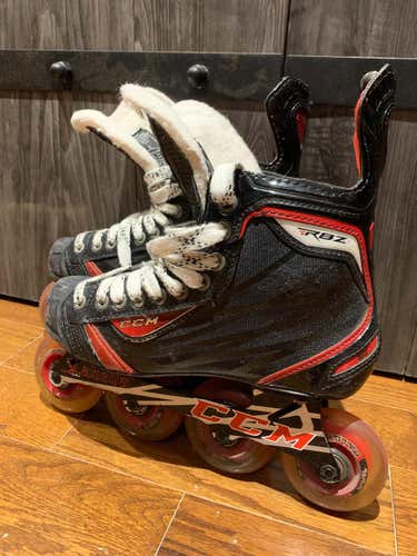 Used Junior CCM Inline Skates Regular Width Size 5