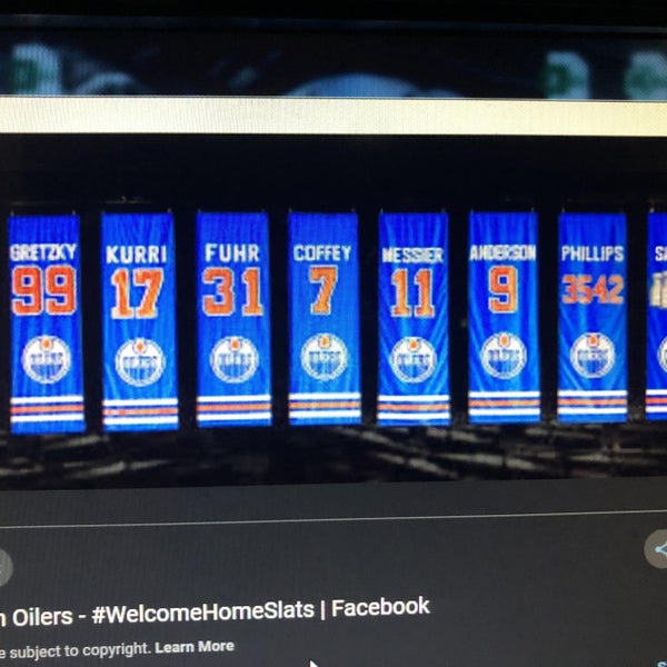 Edmonton Oilers Vinyl Decal Replica Stanley Cup Banners and Retired #’ |  SidelineSwap