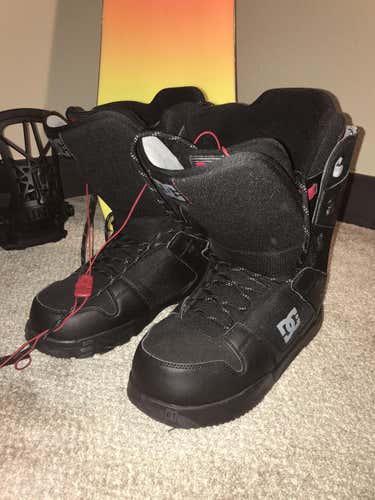 Used Men's Size 12 (Women's 13) DC Phase Snowboard Boots Soft Flex All Mountain