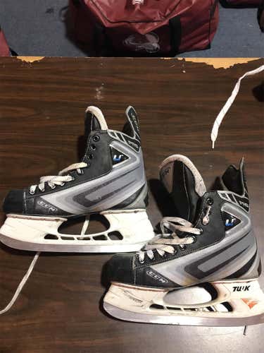 Used CCM U+ Pro Regular Width Pro Stock Size 8 Hockey Skates Matt Cooke Used Penguins