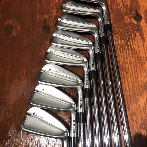 3- PW Used Right Handed iBlade Stiff Flex Steel Shaft Iron Set
