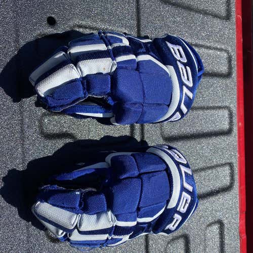 Blue Used Bauer Supreme 190 11" Gloves