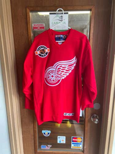 Vintage Large CCM Detroit Red Wings Practice Jersey