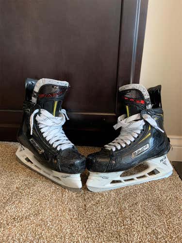 Used Bauer Supreme 2S Pro Regular Width Pro Stock Size 7 Hockey Skates