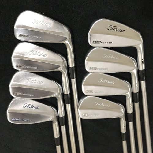 Used Right Handed Stiff Flex Steel Shaft Iron Set