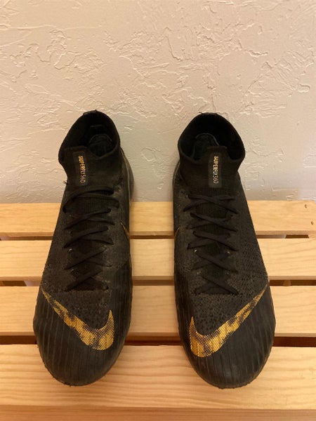 Black Used Size 8.5 (Women's 9.5) Nike Mercurial Superfly Cleats