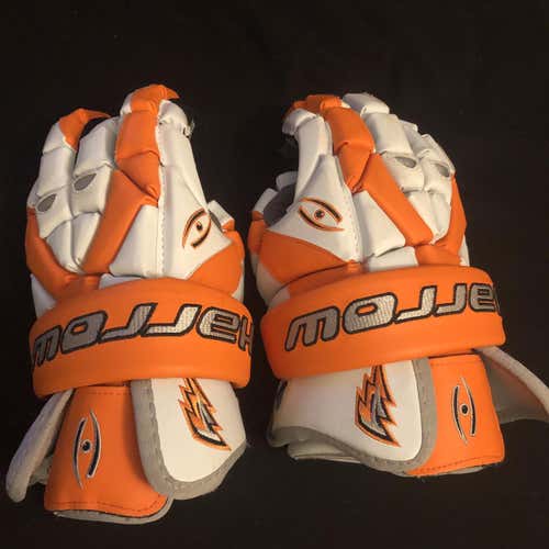 White New Player's Harrow 13" Lacrosse Gloves