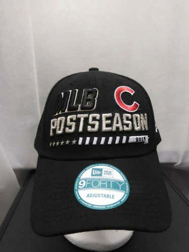 NWS Chicago Cubs Hat MLB Postseason 2015 New Era Adjustable Cap 9Forty