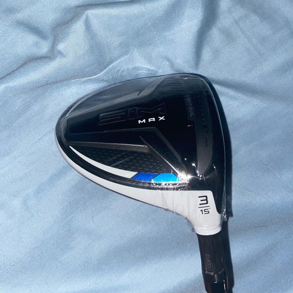New Men's TaylorMade Right Handed Sim Max Fairway Wood Stiff Flex 3 Wood Still In Plastic!