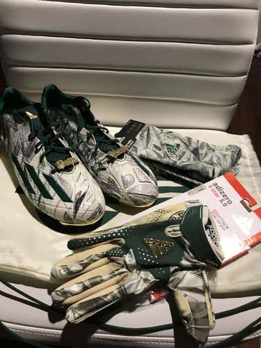 Adizero 5-Star 5.0 Snoop Dogg Gotta Hustle Sz 9 Football Cleat W/ Glove,Sock,Bag