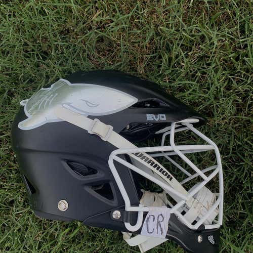 Used Warrior Evo Helmet (Mako Lacrosse)