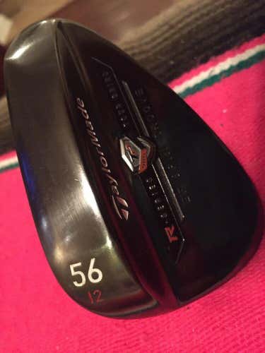 TaylorMade TP EF Spin Groove Tour Wedge 56* 12 Black Smoke KBS Steel 35 1/4” RH