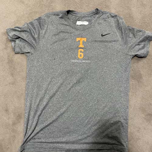 Alvin Kamara #6 Tennessee Team Issued Football NikeWorkout Shirt Men's Large