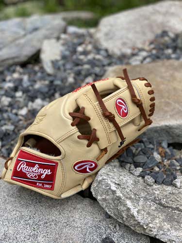 Never Used Light Tan Rawlings Pro Preferred 11.75" Infield Glove w/ Initials
