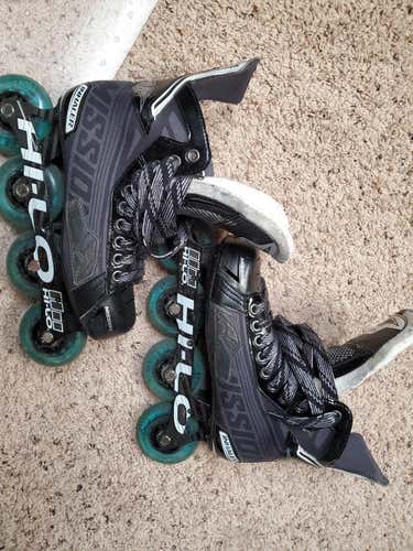 Mission DS6 Inline Skates Extra Wide Width Size 6 plus Extra Wheels