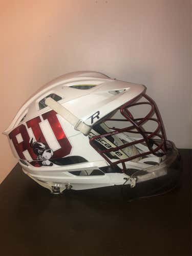 BU White Used Goalie Cascade R Helmet