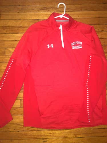 BU Red Unisex Large Under Armour Sweatshirt