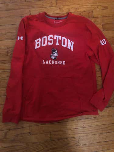 BU Red Unisex Large Under Armour Sweatshirt