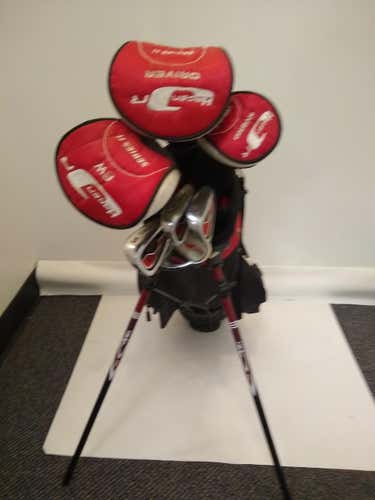 Used Walter Hagen Jr Club Set 6-8 8 Piece Graphite Regular Golf Club Sets Junior