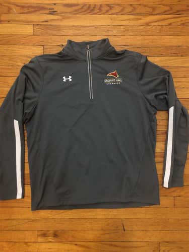Calvert Hall Gray Unisex XL Under Armour Sweatshirt