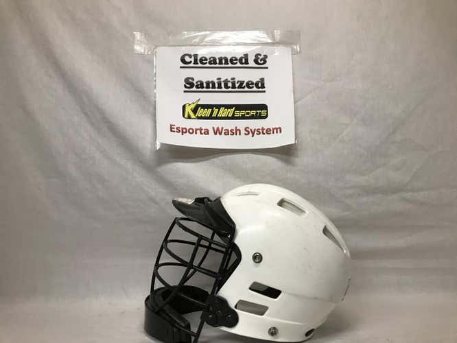 White Used Adult Player's Cascade Helmet
