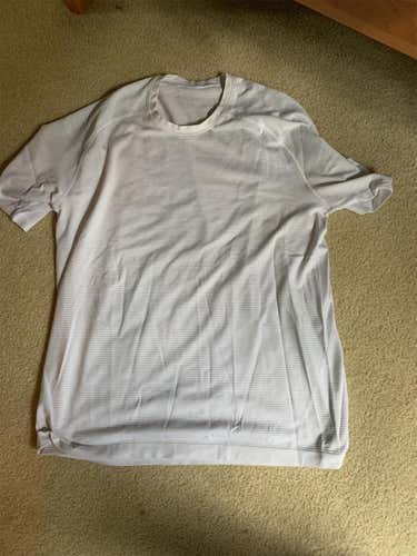 White Adult Large Lululemon Shirt