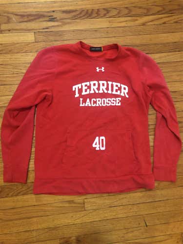 BU Red Unisex Large Under Armour Sweatshirt