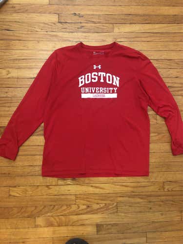 Boston University Red Unisex Large Under Armour Shirt