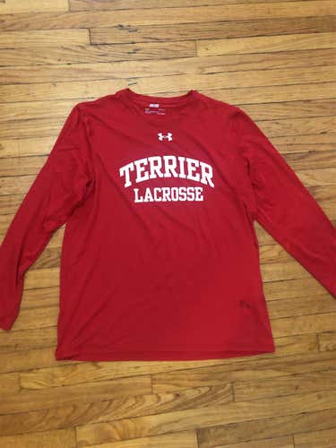 Boston University Red Unisex Large Under Armour Shirt