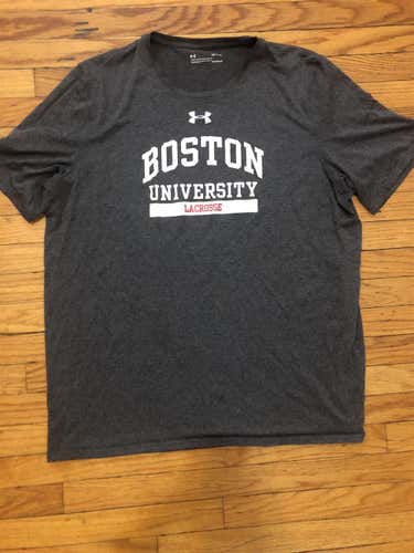 Boston University Gray Unisex Large Under Armour Shirt