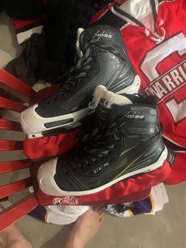 Used CCM Tacks 4092 Regular Width  Size 9 Hockey Goalie Skates