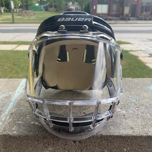 Blue Used Small Bauer 4500  Helmet