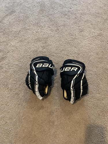 Black Used Bauer Vapor 1X Pro Lite 14"  Gloves