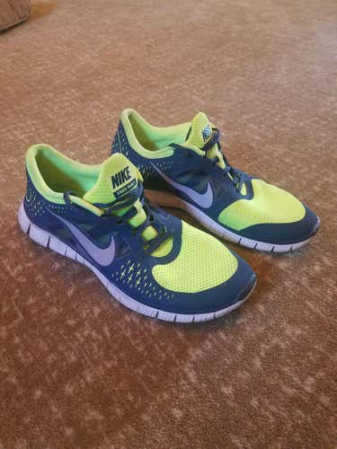Used Nike Free Run+ 3 'Squadron Blue Volt' - Size 13