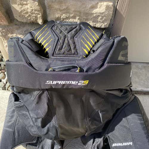 Black Used Medium Bauer Supreme 2S Pro  Hockey Goalie Pants
