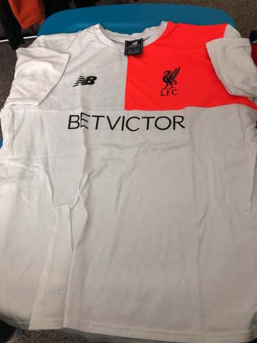 LFC White Men's XL New Balance Shirt