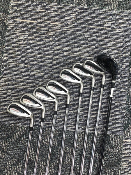 Used Right Handed Top Flight Aero Senior Flex Steel Shaft Iron Set