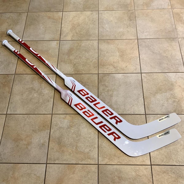Pair of Pro Stock Bauer Vapor 1X Goalie Sticks 26”