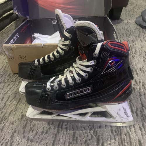 Used Bauer Vapor 1X size 8.0D Pro Stock Goalie Skates