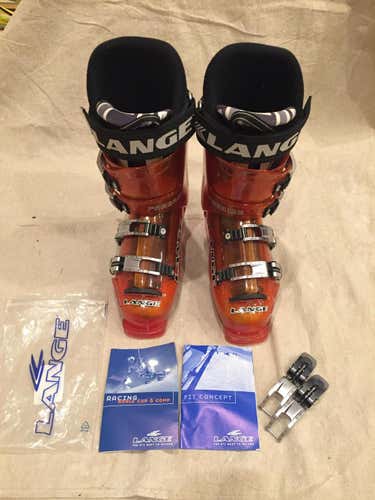 Used Men's Lange All Mountain Freeride 120 Ski Boots Stiff Flex