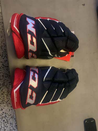 Navy/red/White New CCM JetSpeed FT390 13"  Gloves