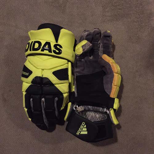 Like New Neon Adidas Beserker Gloves 13”