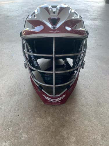 White Used Player's Cascade R Helmet