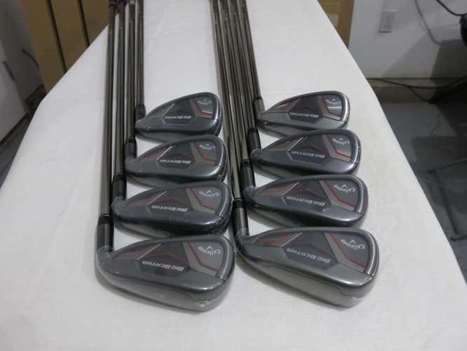 Callaway 2019 Big Bertha Iron Set CF19 - 4-PW, AW - Senior Flex Graphite - NEW
