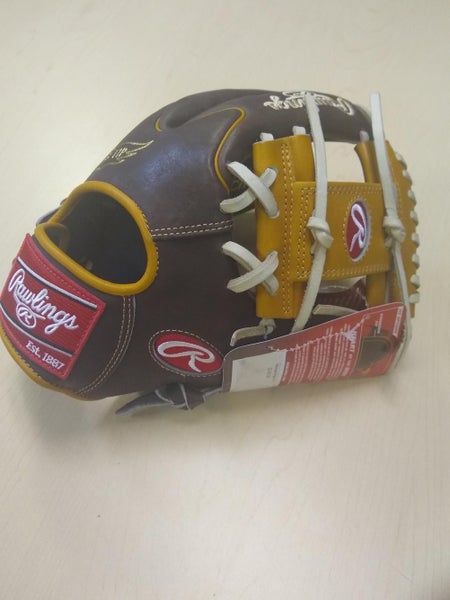 New Rawlings Right Hand Throw Infield Heart of the Hide Baseball Glove 11.5"