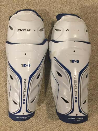 Used Bauer Nexus 1N Pro Stock Shin Pads