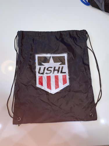 Black USHL Drawstring Bag