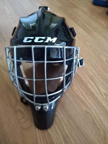 Senior Used CCM GF Pro Goalie Mask Small some Shocktec foam and gel 2014
