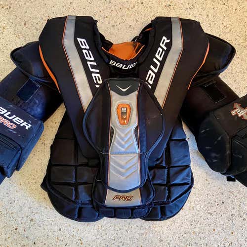 Used Large Bauer Pro Pro Stock Goalie Chest Protector